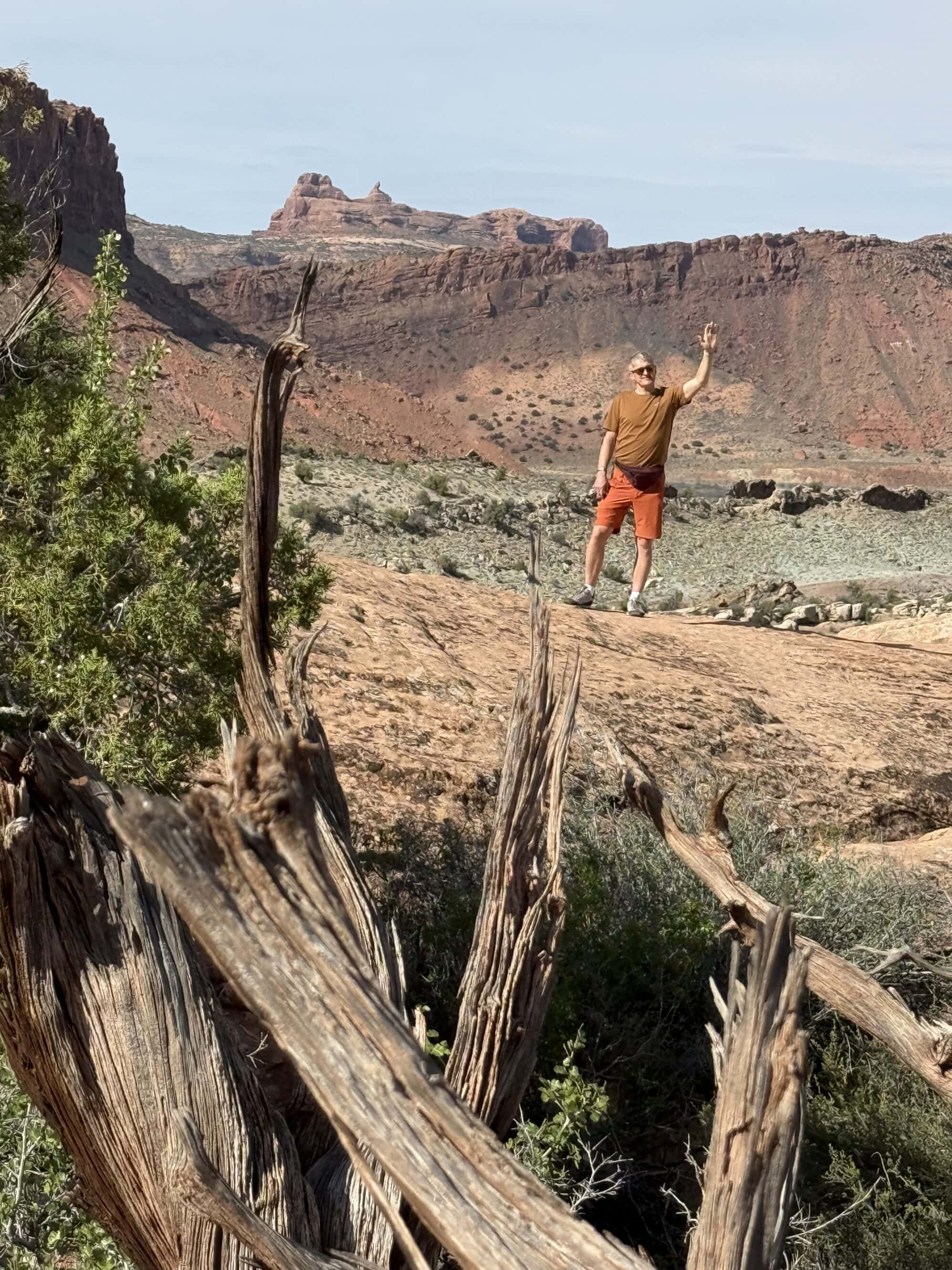 Król pustyni 👑 Tyle przestrzeni, że aż chce się krzyczeć z radości! A echo w Arches naprawdę odpowiada 😄