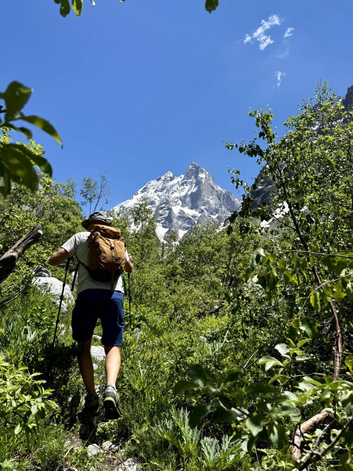 Ostatnie metry do lodowca. Cisza, zieleń, potok i to uczucie, że świat zwolnił do idealnego tempa.