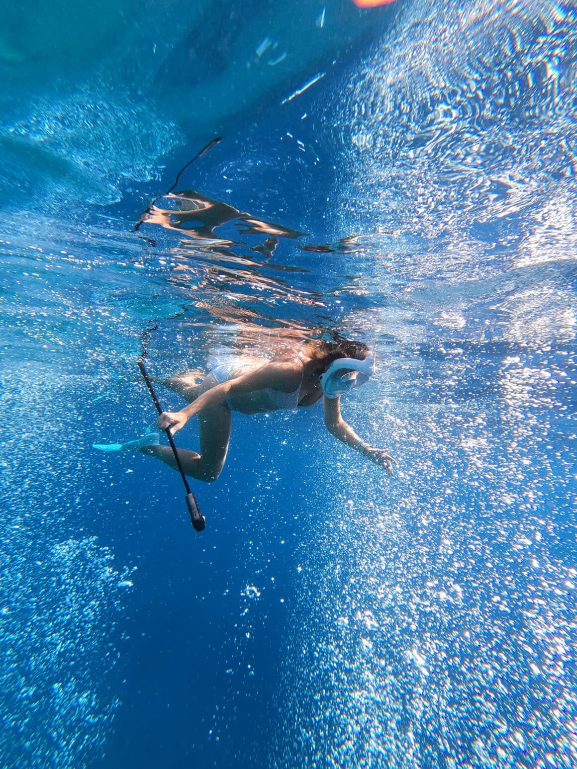 Podwodne spa 🫧😌 Bąbelki od nurków, światło i ruch w zwolnionym tempie. Wszystko nagle robi się lekkie.
